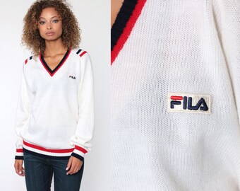 fila v neck sweater