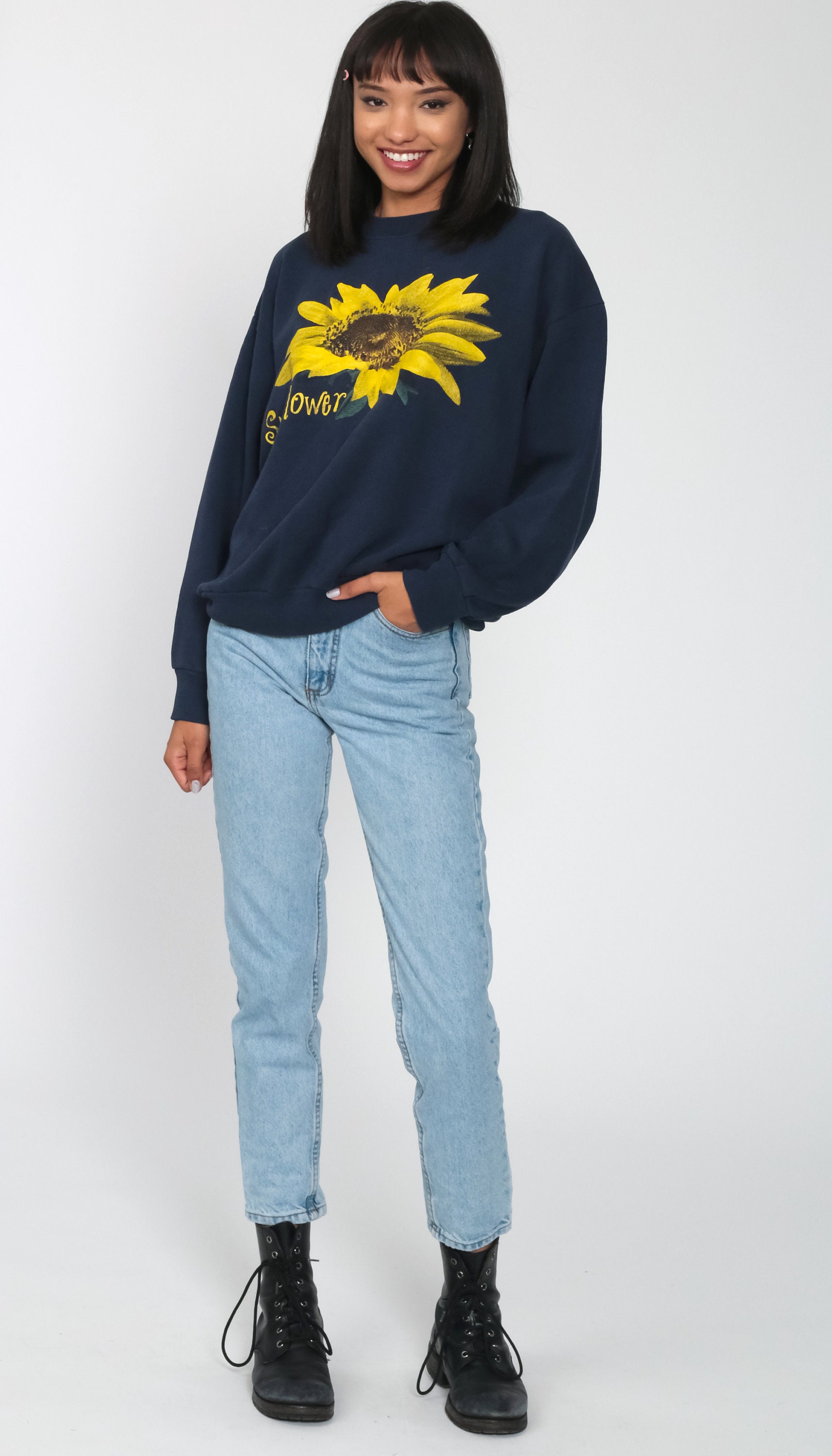 womens sunflower sweatshirt