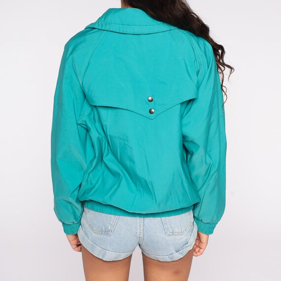 Turquoise Down Jacket Ski Jacket Green Goose Down… - image 7