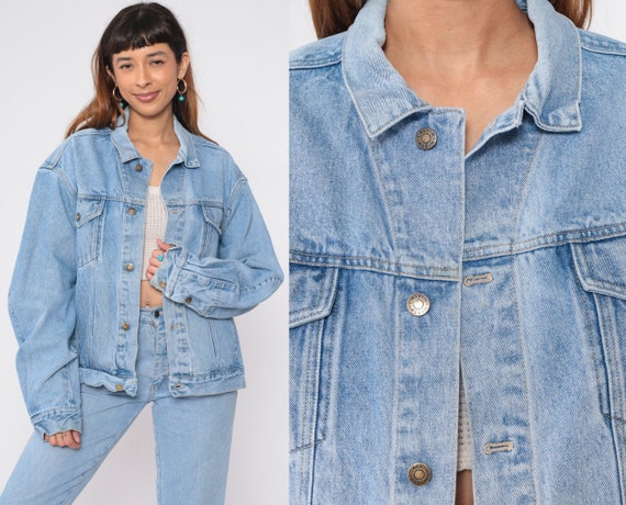 90s Calvin Klein Jean Jacket Vintage Denim Jacket… - image 1