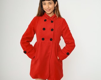Coat 8, All Wool Three Quarter Peacoat, Double Breasted Seasonal