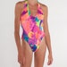 Nip Tuck Tropical Floral Swimsuit Joanne Turquoise Multifit Cups