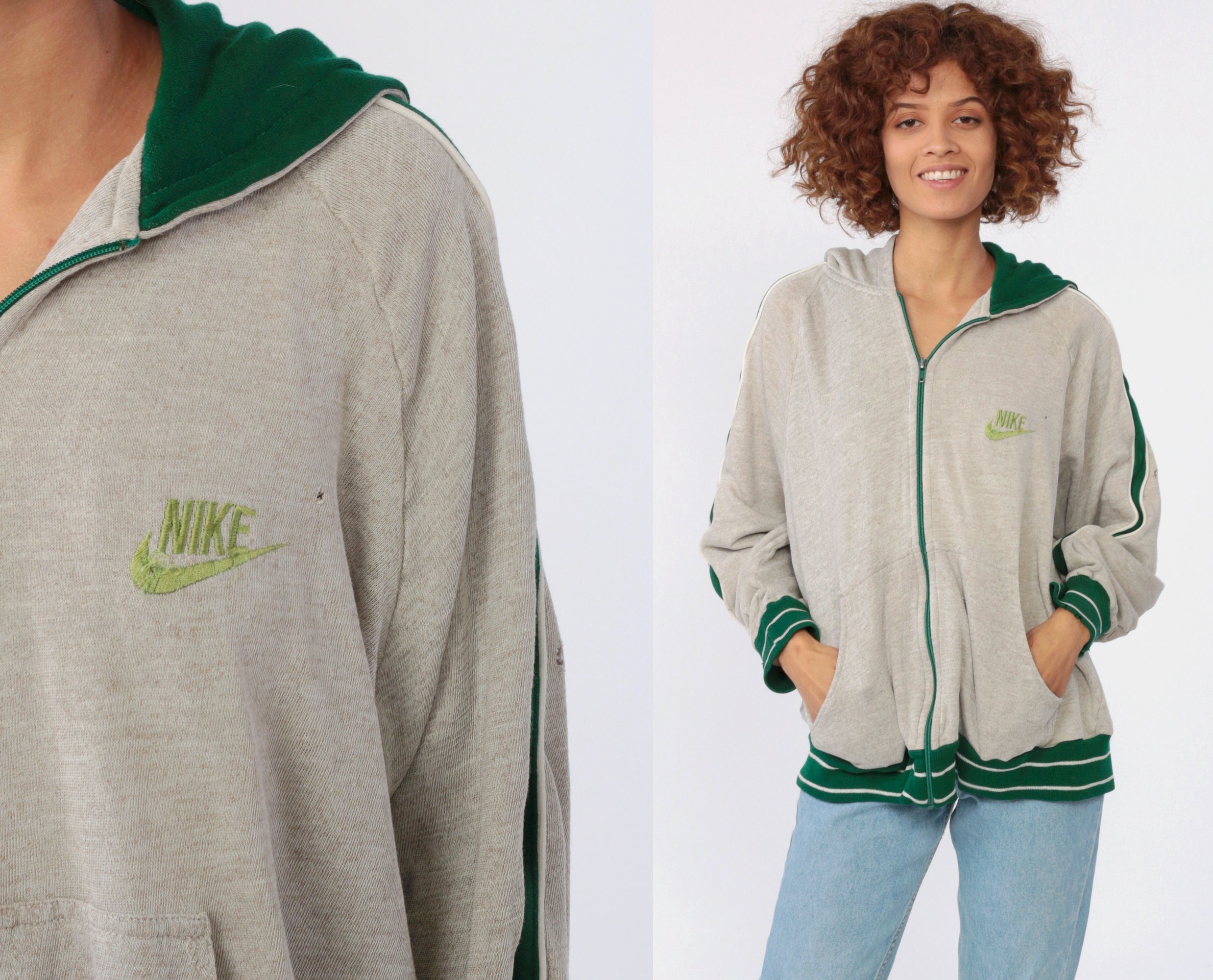 nike hooded zip up sweatshirt