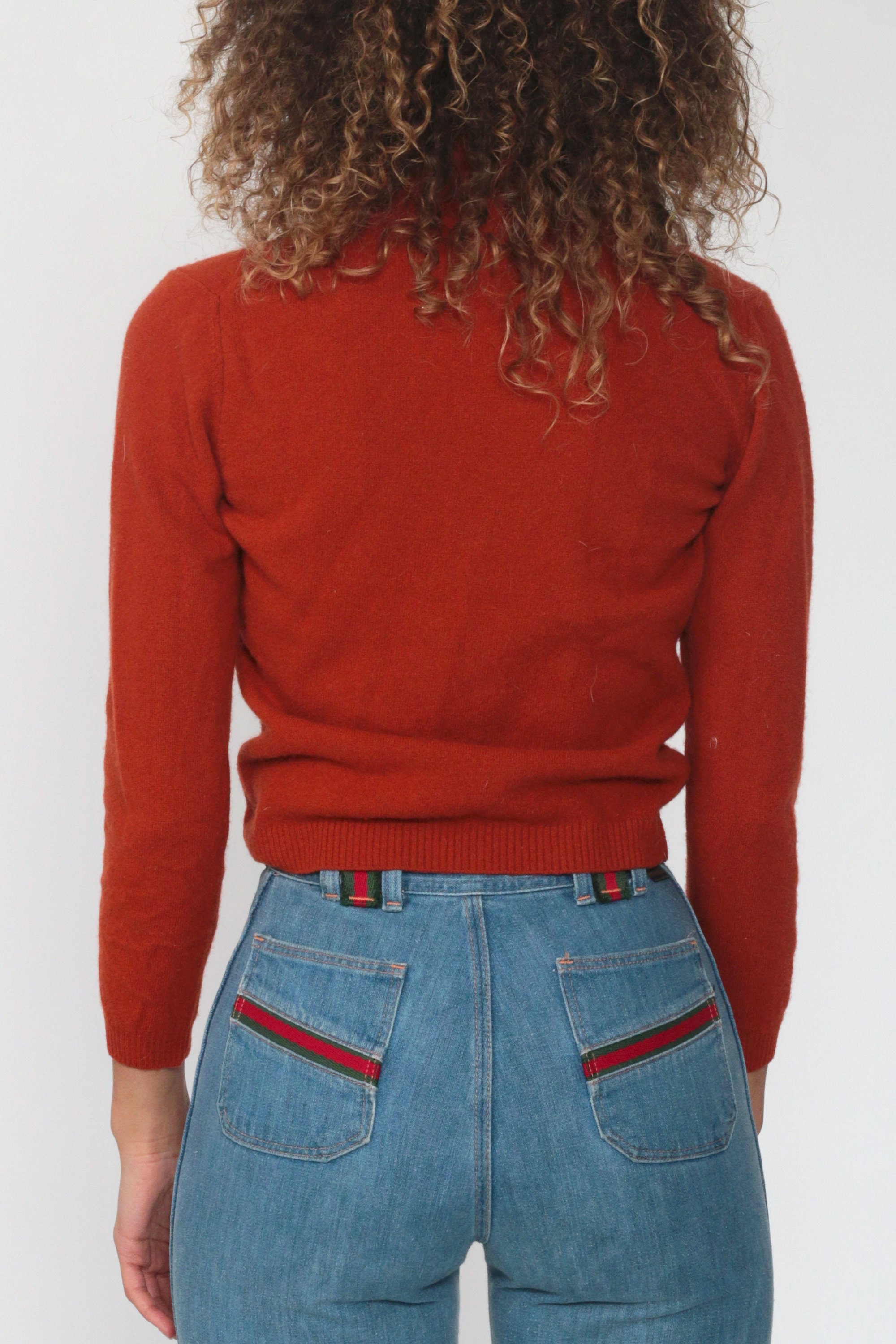 old navy rust sweater