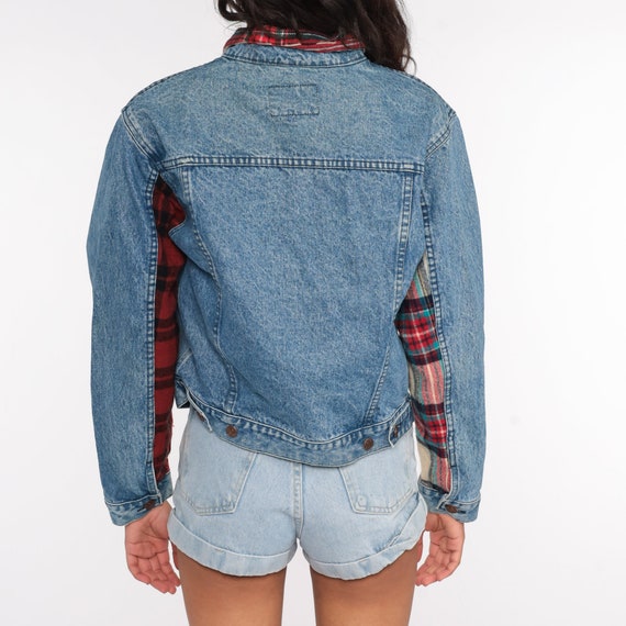 Patchwork Jean Jacket 80s Denim Jacket Jordache J… - image 7