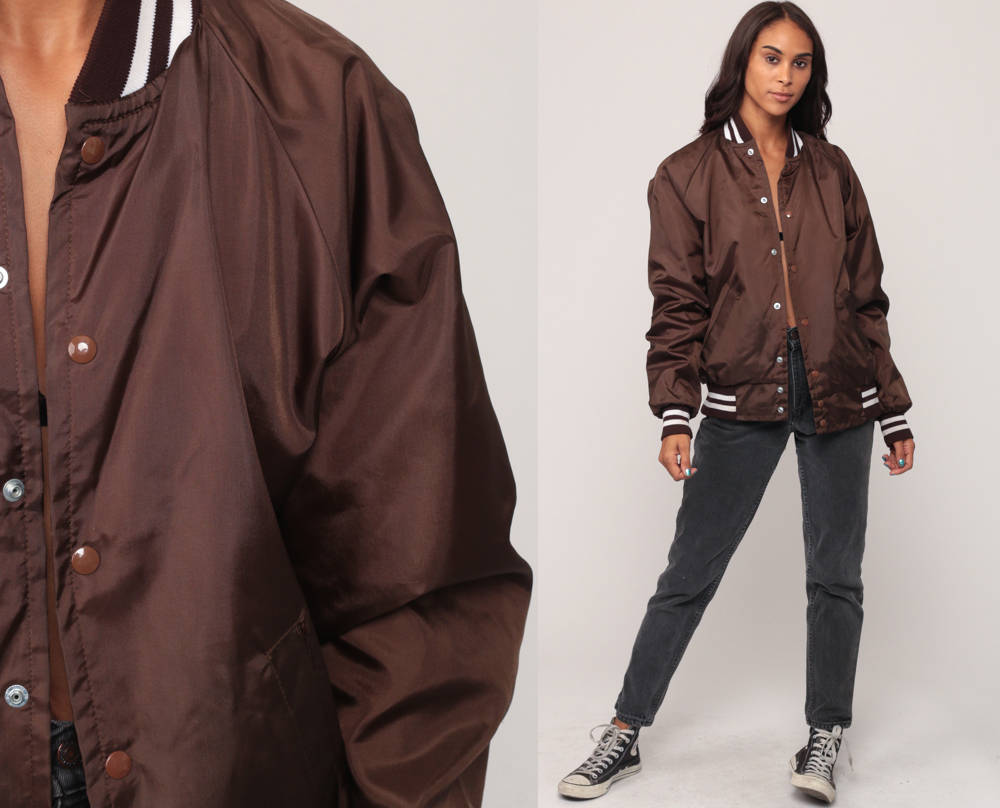 baseball bomber jacket vintage