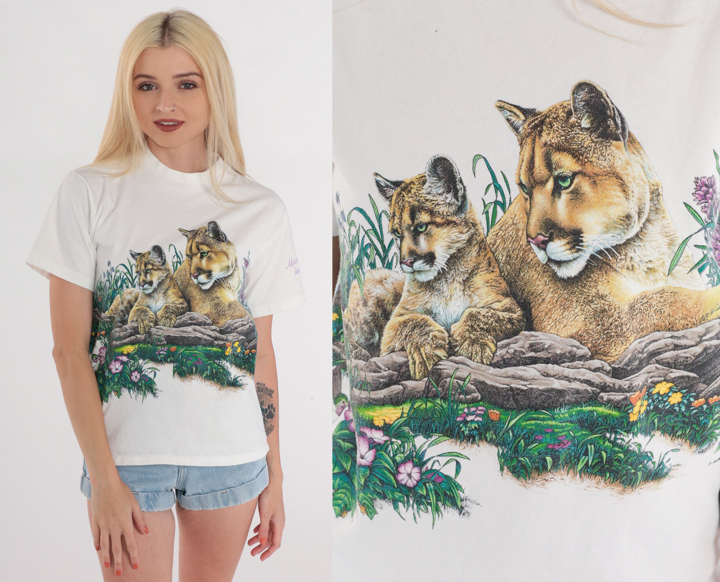 Mountain Lion Shirt 90s Monarch Crest T-Shirt Colorado Mountains ...