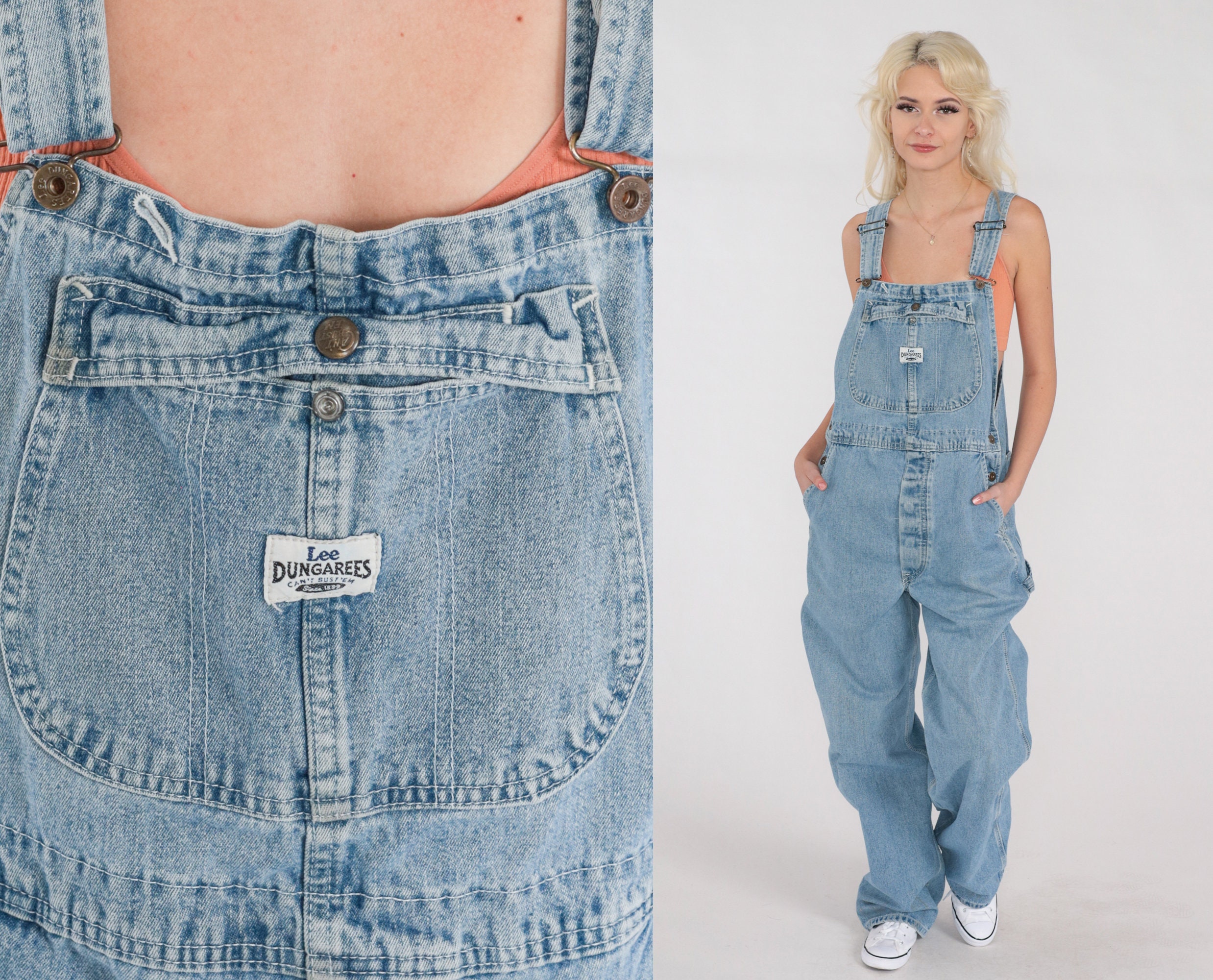 Lee denim dungarees sale