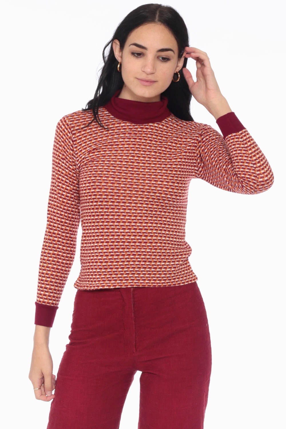 turtleneck with a shirt