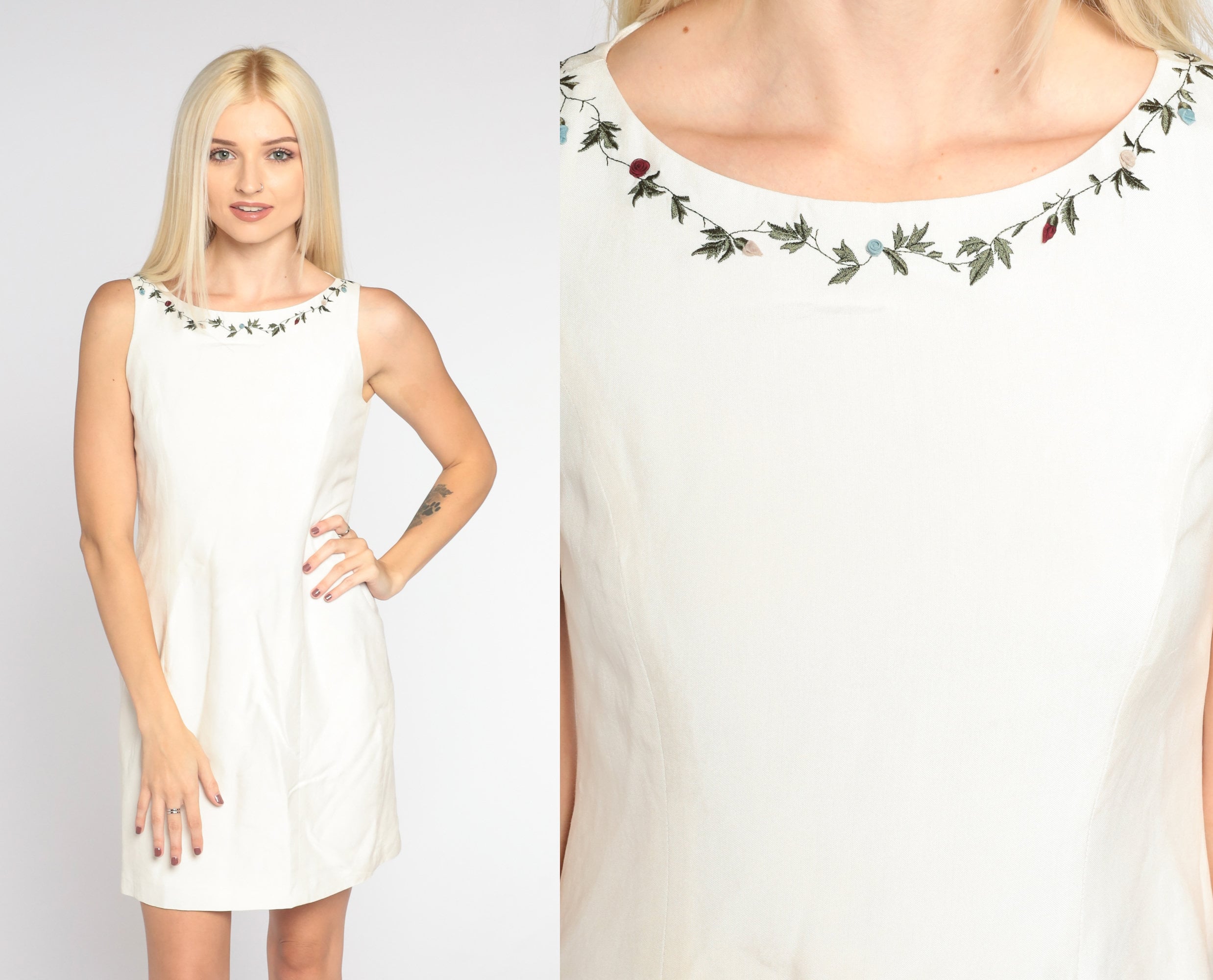 SHEIN Women's White Fringe Detail Cami Top and Bodycorn Skirt Size M N –  Walk Into Fashion