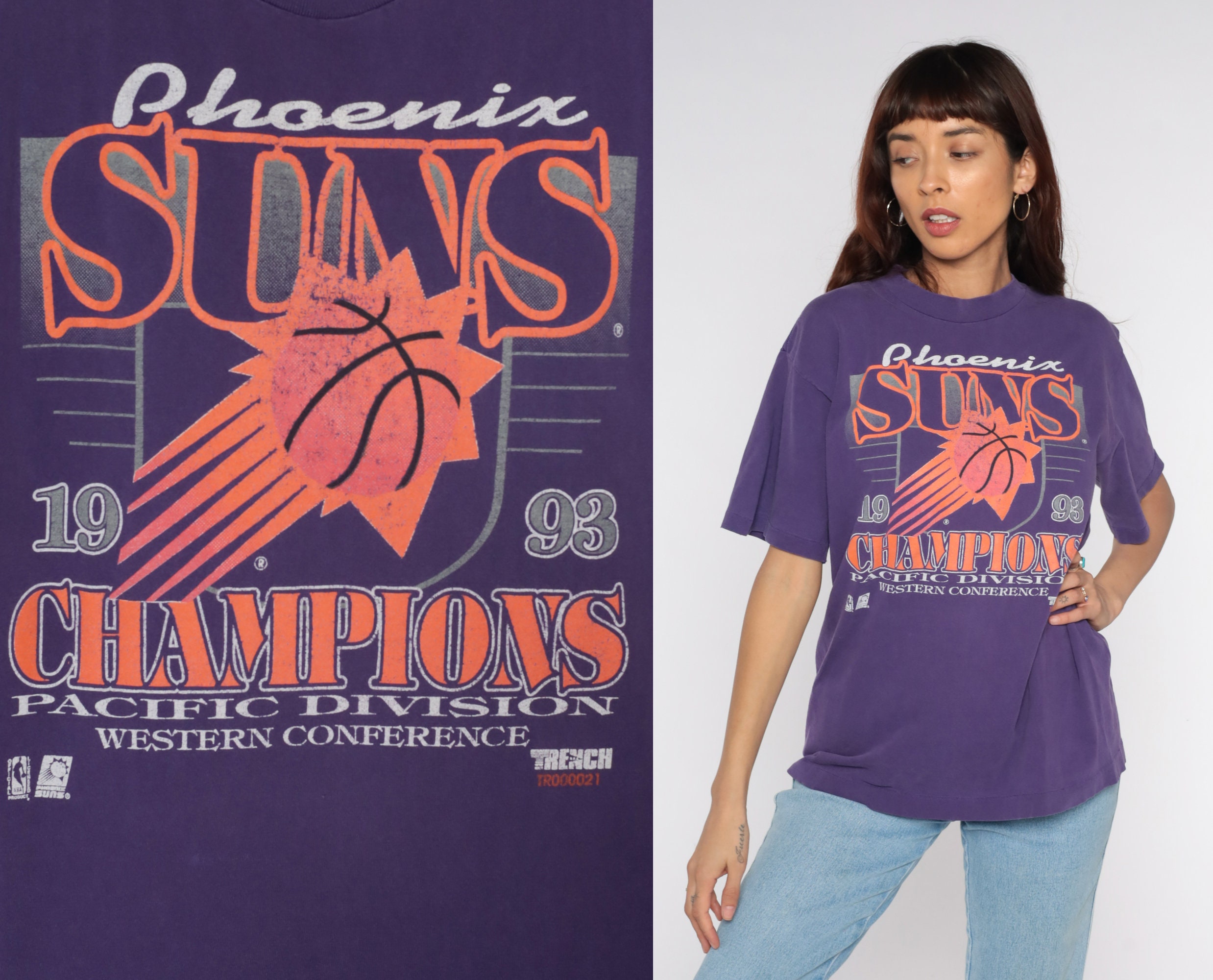 Phoenix Suns Shirt Suns Fan Basketball T Shirt NBA 80s 90s 
