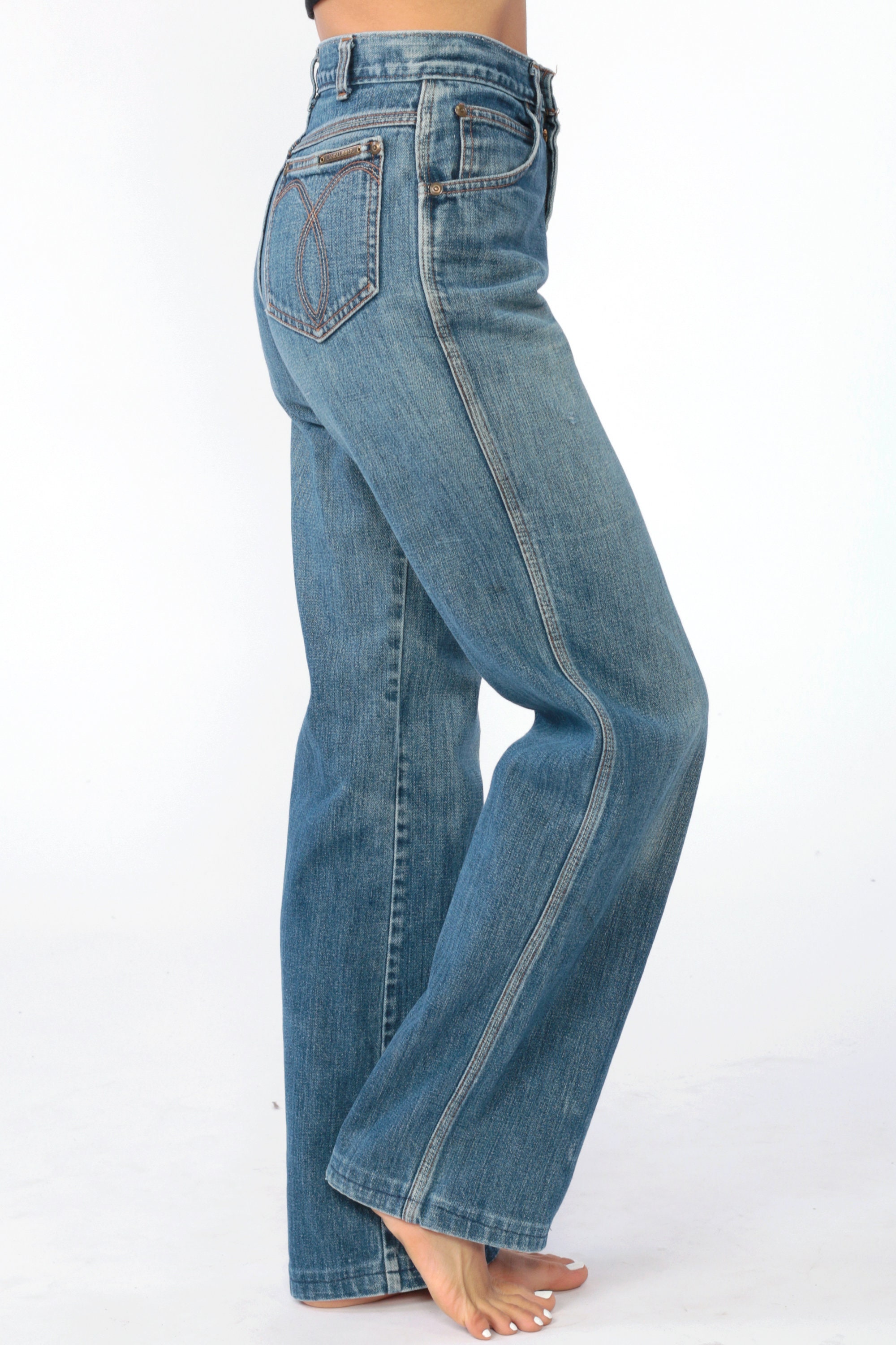 high waisted bell bottom pants