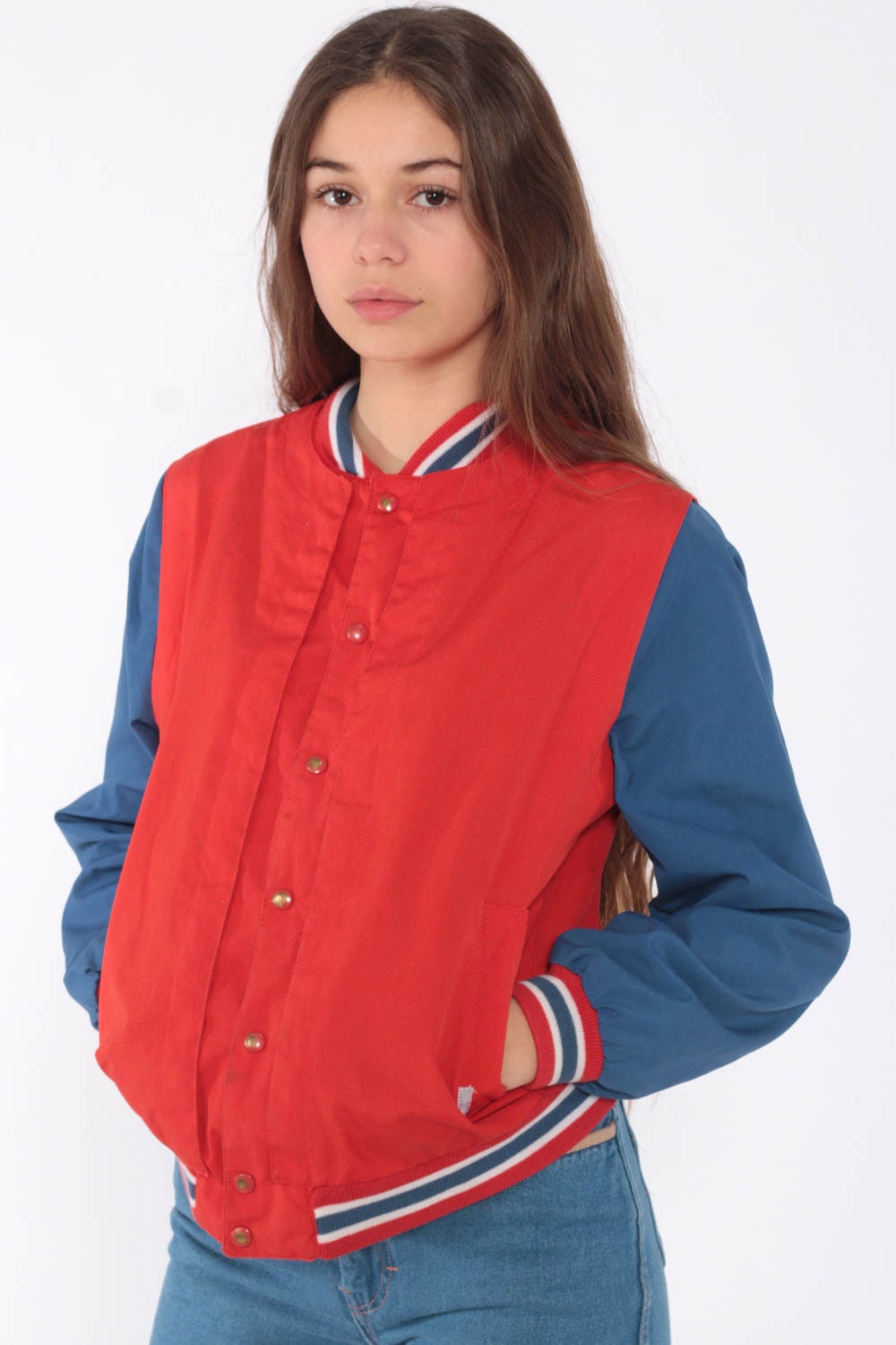 baseball bomber jacket vintage
