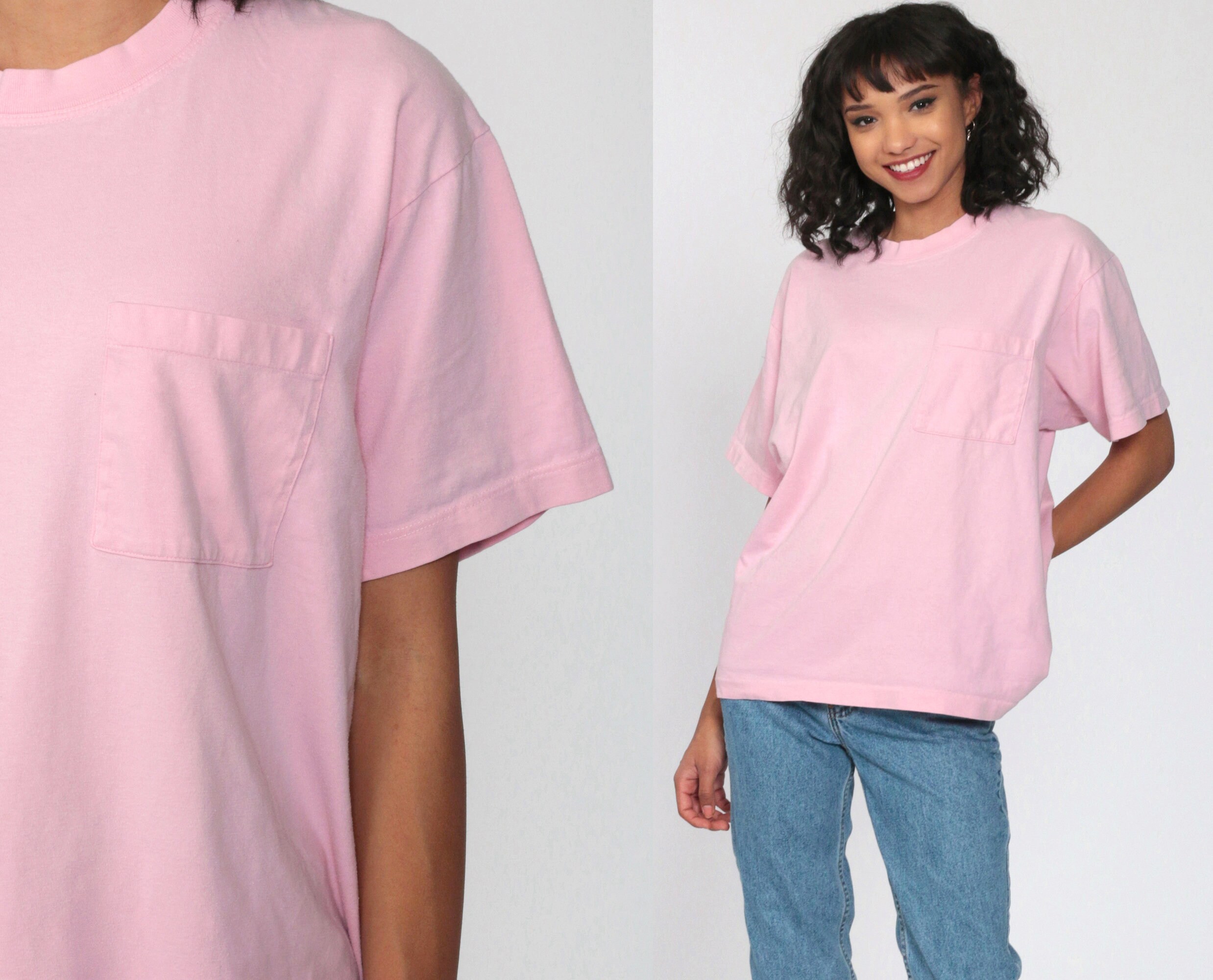 baby pink plain tshirt