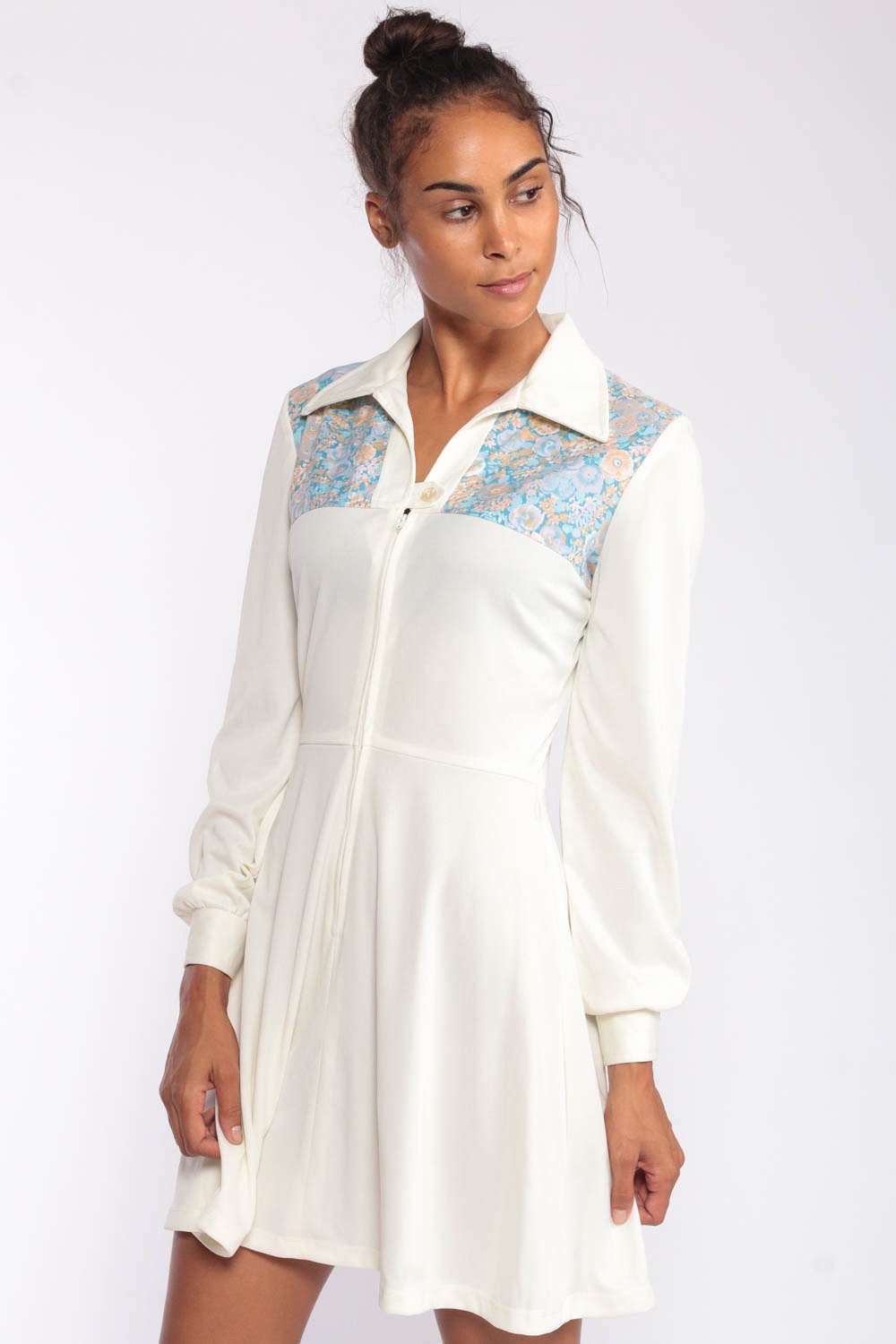 70s dress long sleeve