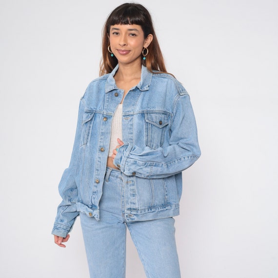 90s Calvin Klein Jean Jacket Vintage Denim Jacket… - image 4