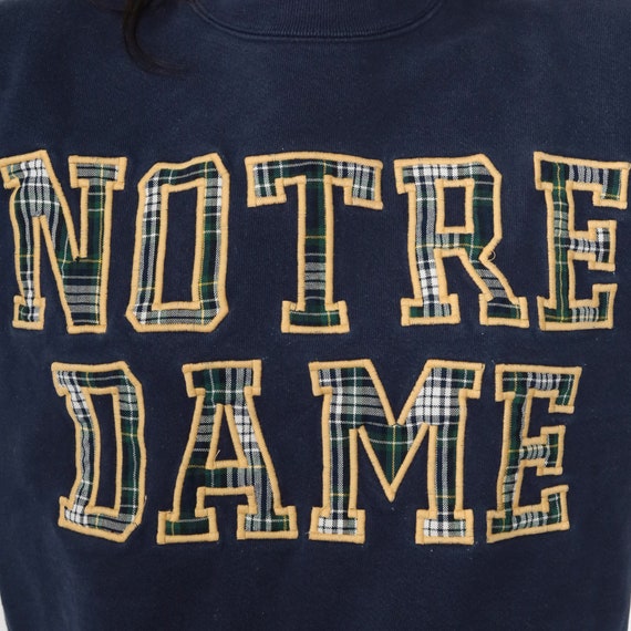 Notre Dame Sweatshirt Starter 90s FIGHTING IRISH … - image 5