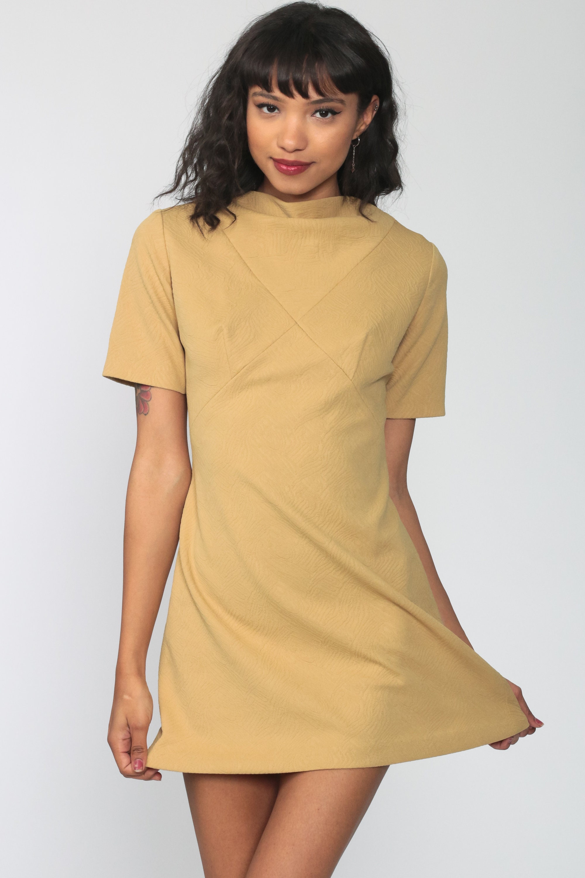 poly short gowns
