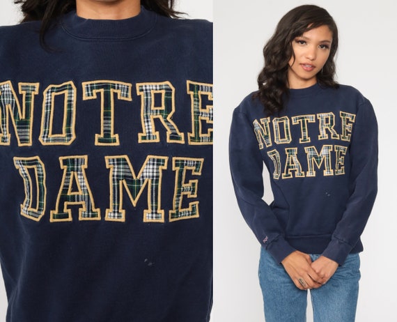 Notre Dame Sweatshirt Starter 90s FIGHTING IRISH … - image 1