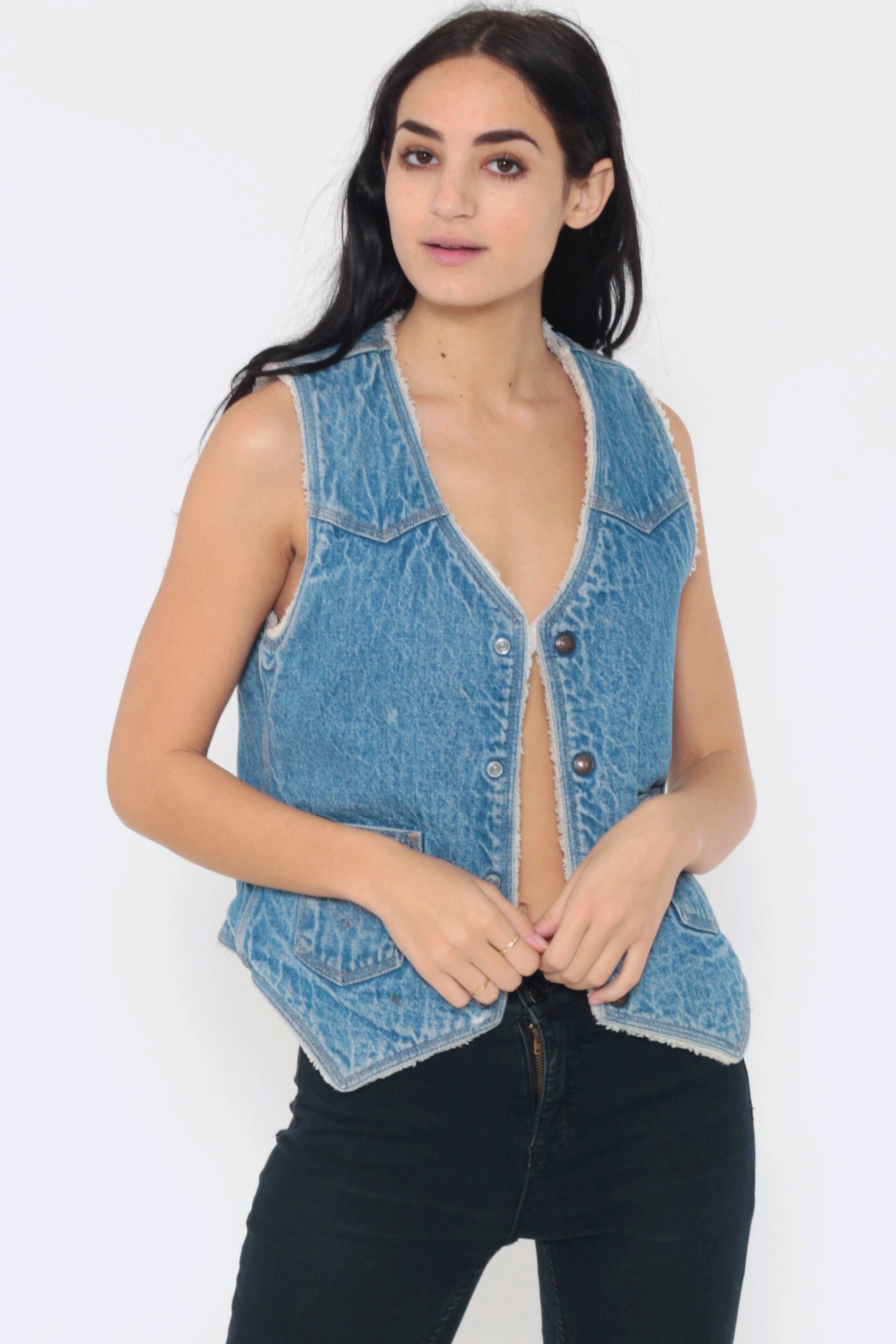 Levi strauss denim vest Clearance