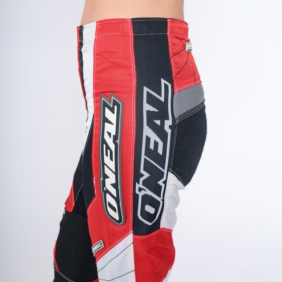O'Neal Motocross Pants Y2K Dirt Bike Racing Red B… - image 6