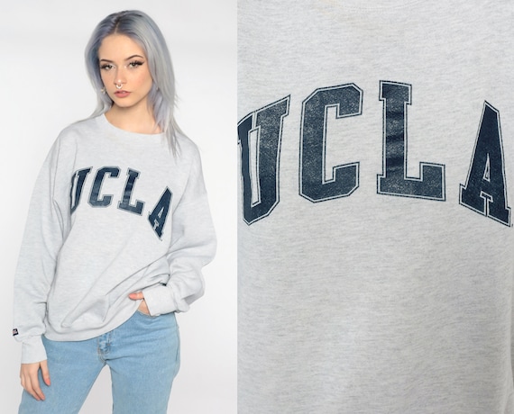 UCLA Sweatshirt 90s University Shirt Grey Graphic… - image 1