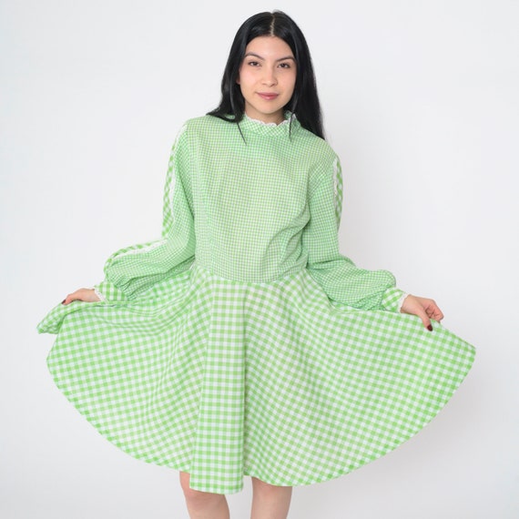 off shoulder frill dress Floral Tulle Off Shoulder Cascading Ruffle Hem Slip Prom Dress Green / M