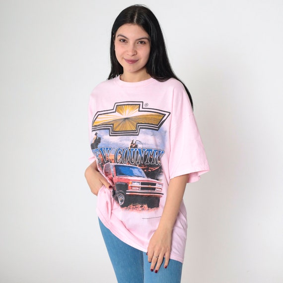 90s Chevrolet Truck T Shirt Chevy Country Car Shi… - image 2