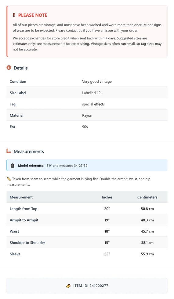 Patchwork Blouse 90s Abstract Print Button Front … - image 8