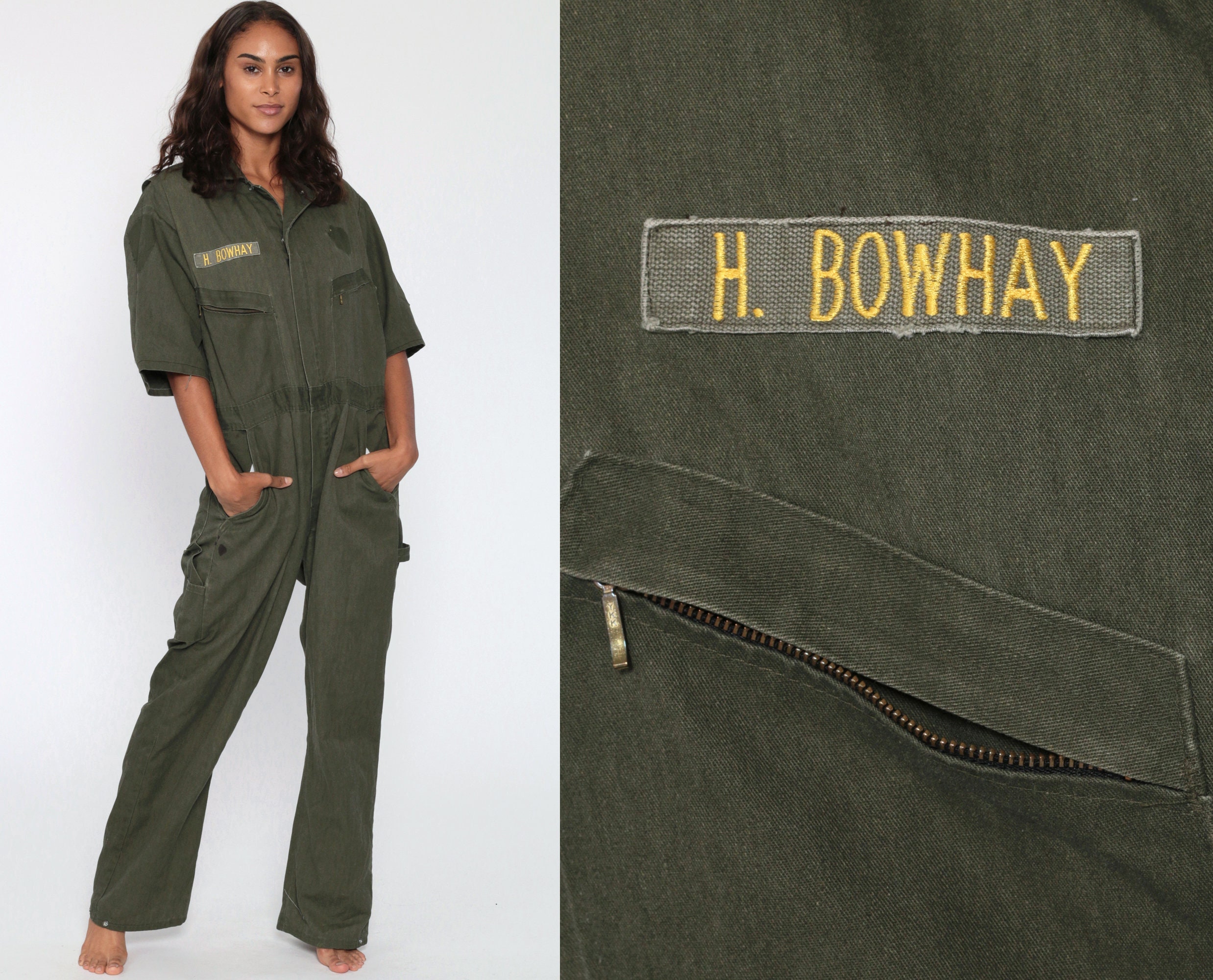 vintage military jumpsuit