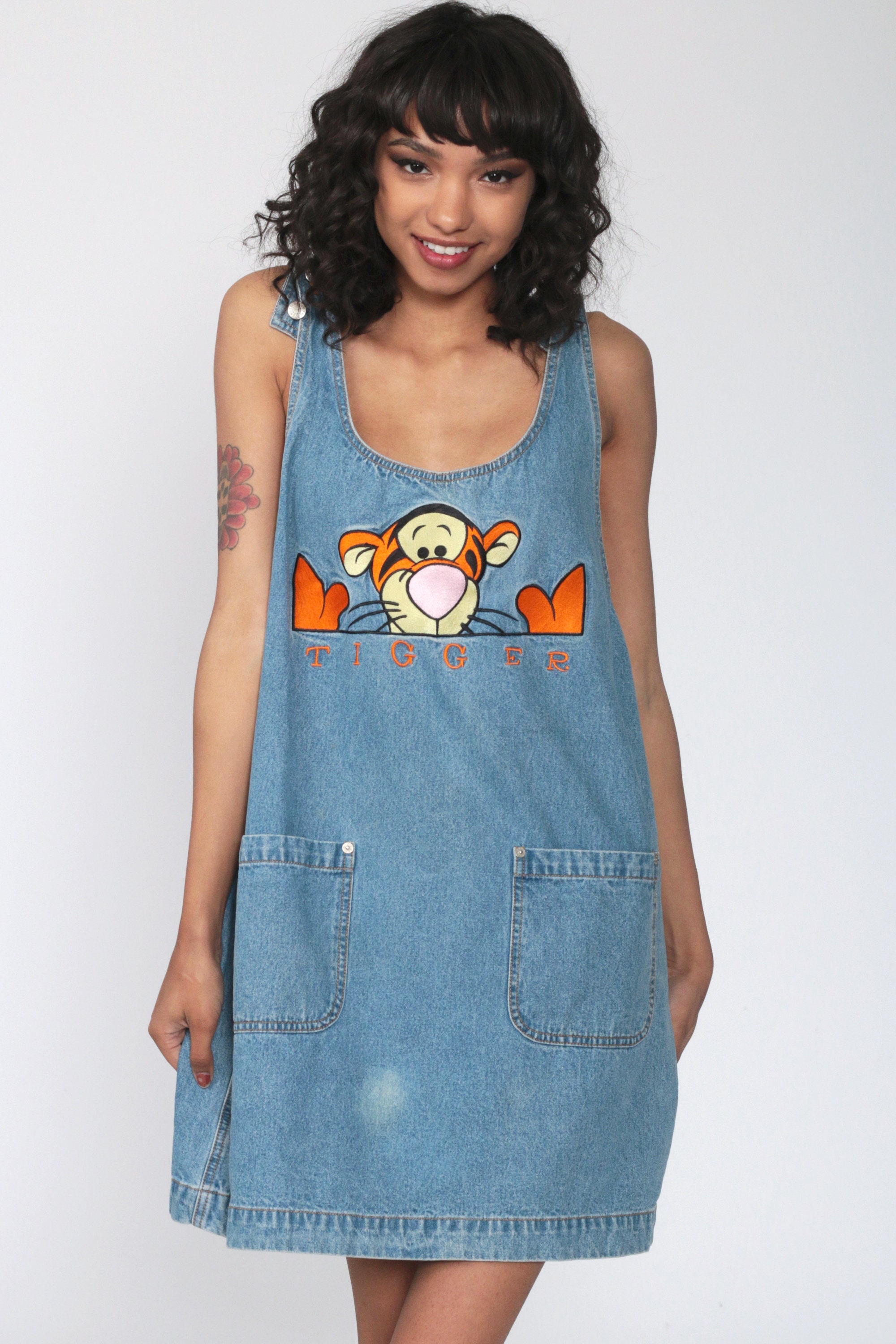 winnie the pooh overall dress