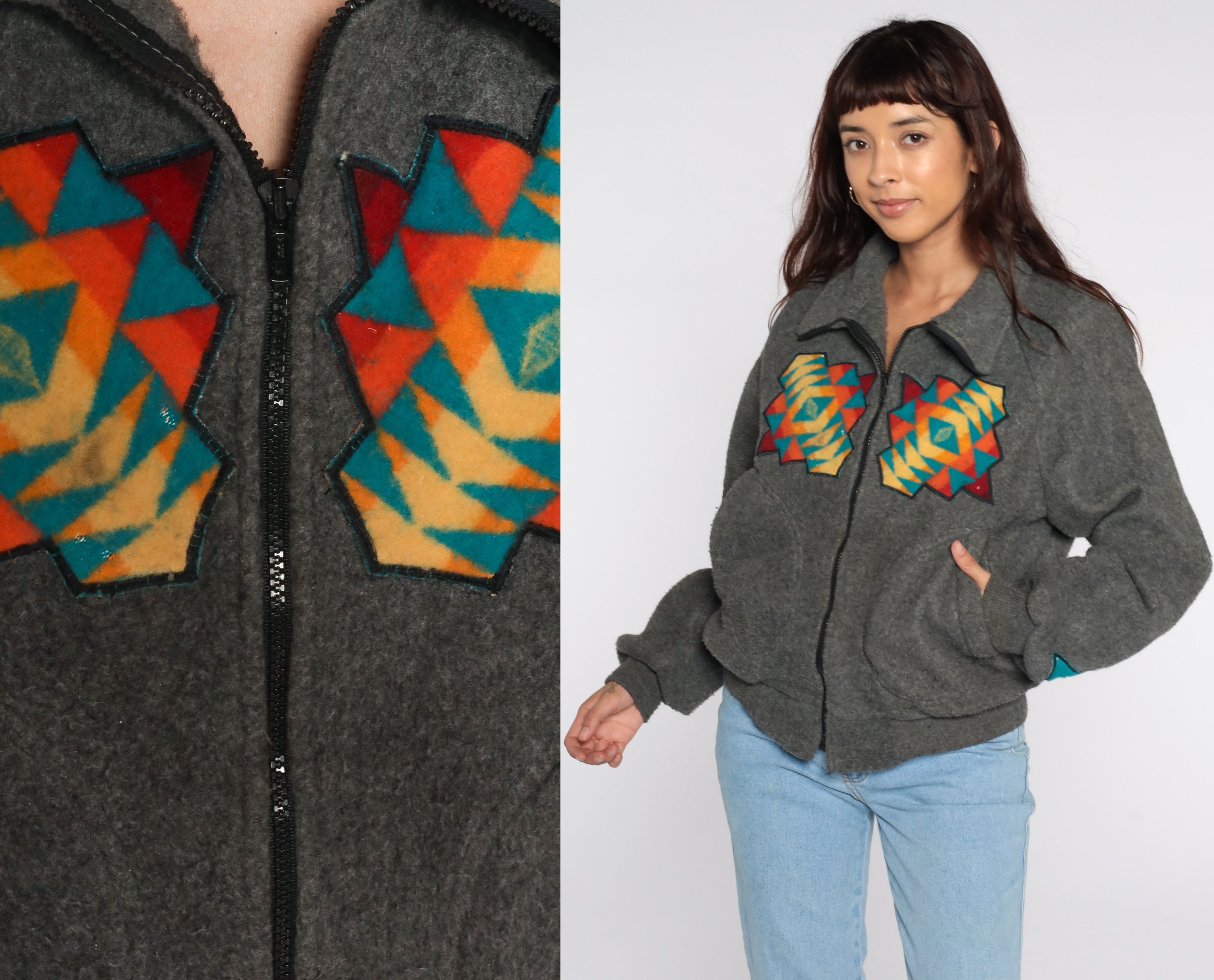 southwestern fleece jacket