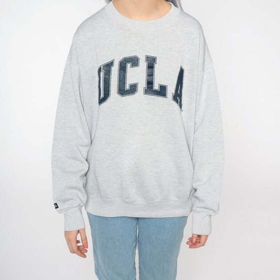 UCLA Sweatshirt 90s University Shirt Grey Graphic… - image 8
