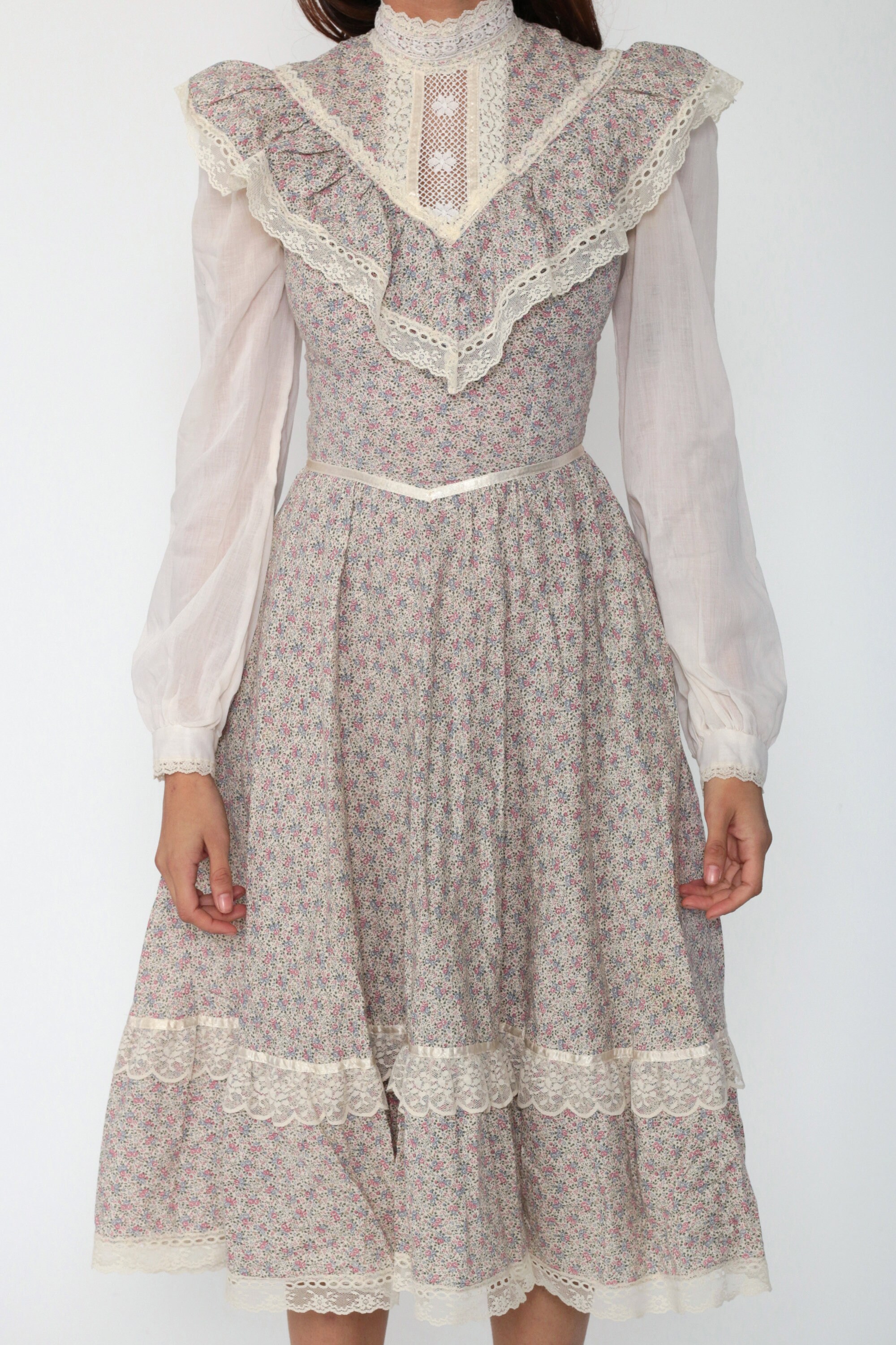 vintage gunne sax prairie dress