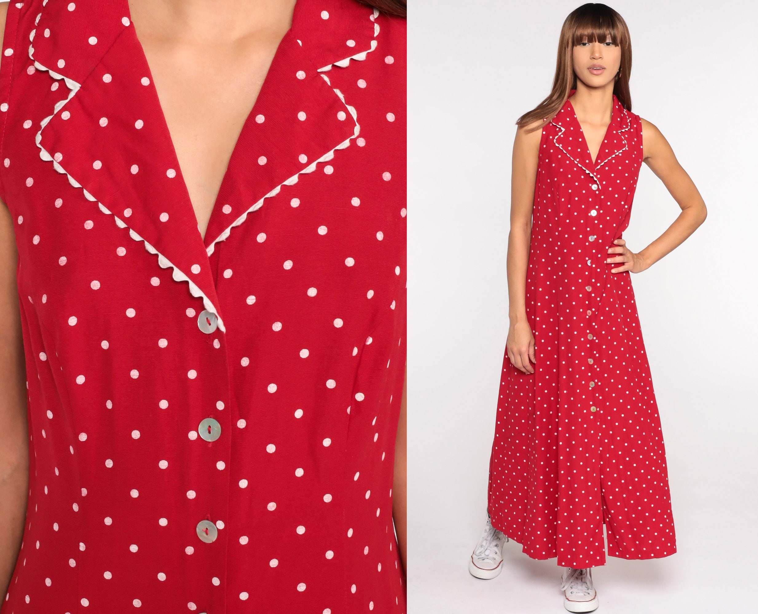 90s polka dot hot sale dress