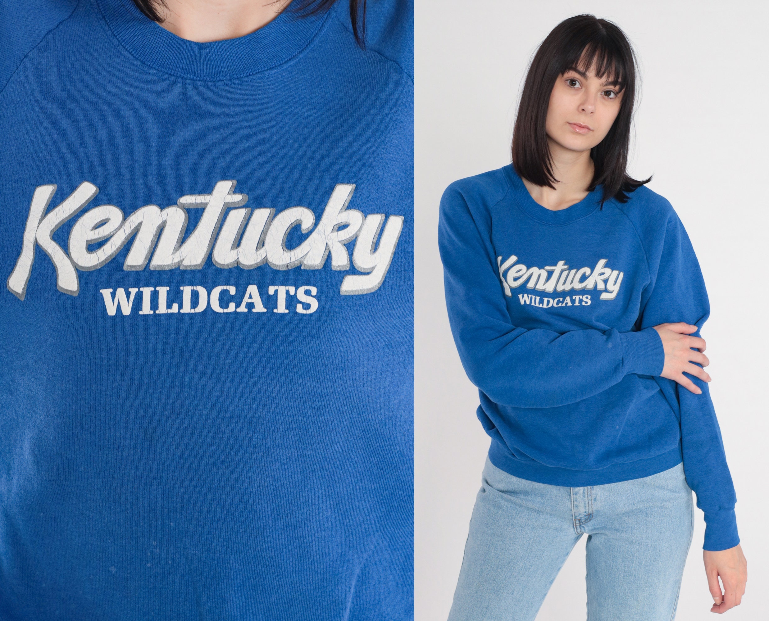 Kentucky Wildcats Sweatshirt 90s University Sweater NCAA - Etsy