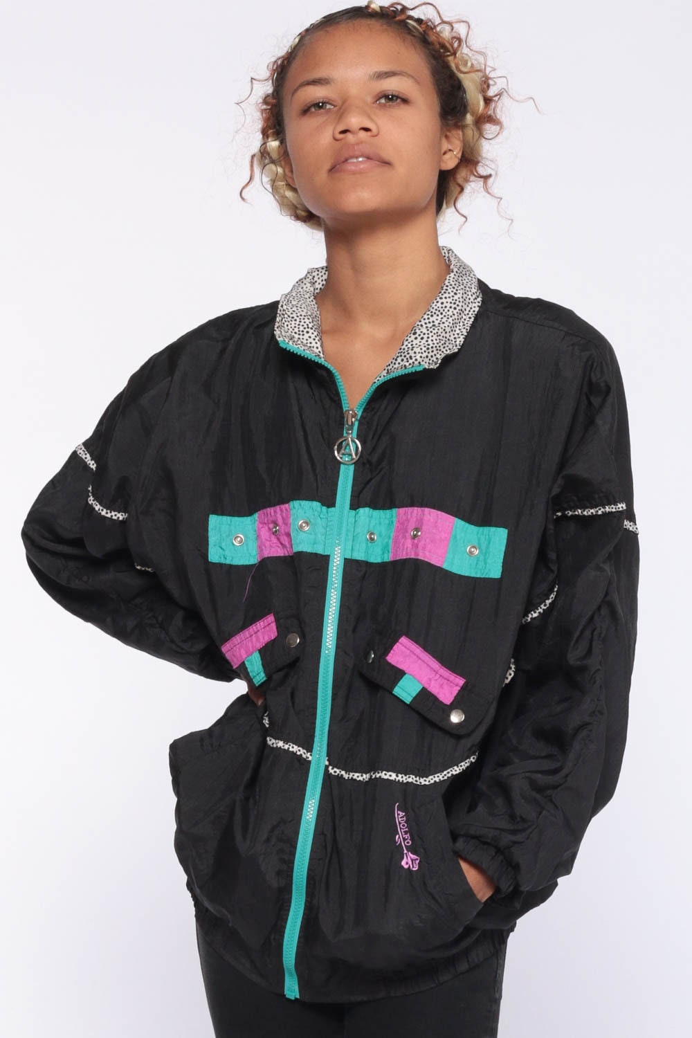 multicolor 90s jacket