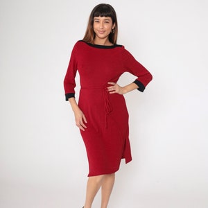 90s Boat Neck Dress - Etsy