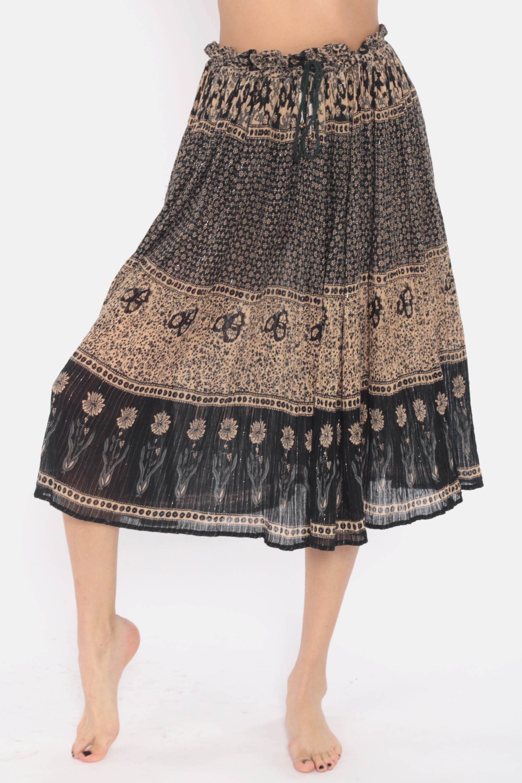 boho gypsy maxi skirt