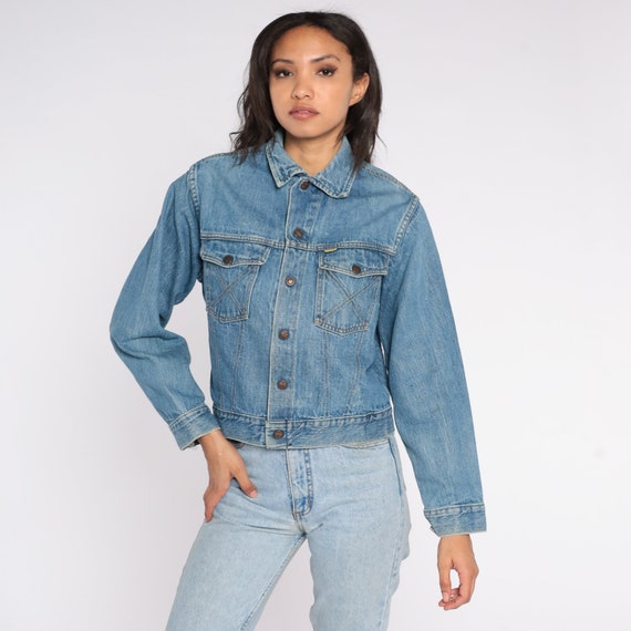 80s Denim Jacket Big Yank Jean Jacket Button Up T… - image 3