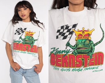 Nascar Shirt 80s Kenny Bernstein Shirt 90s Race Car BUDWEISER Tshirt Beer Shirt King Of Speed Racing Tee 1980s T Shirt Bud Large xl l