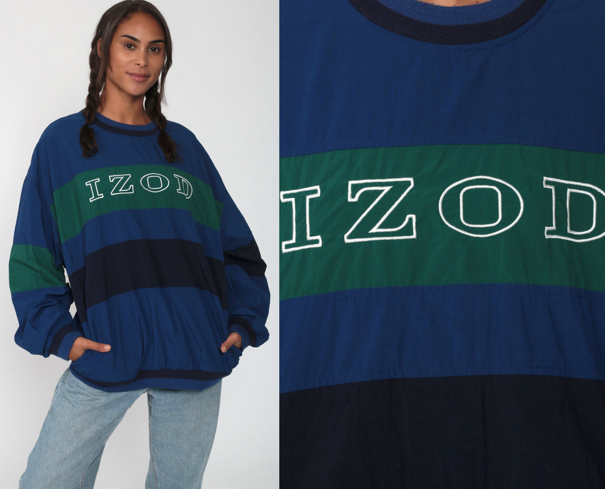 izod pullover windbreaker