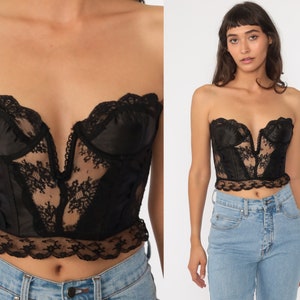 victoria secret corset black