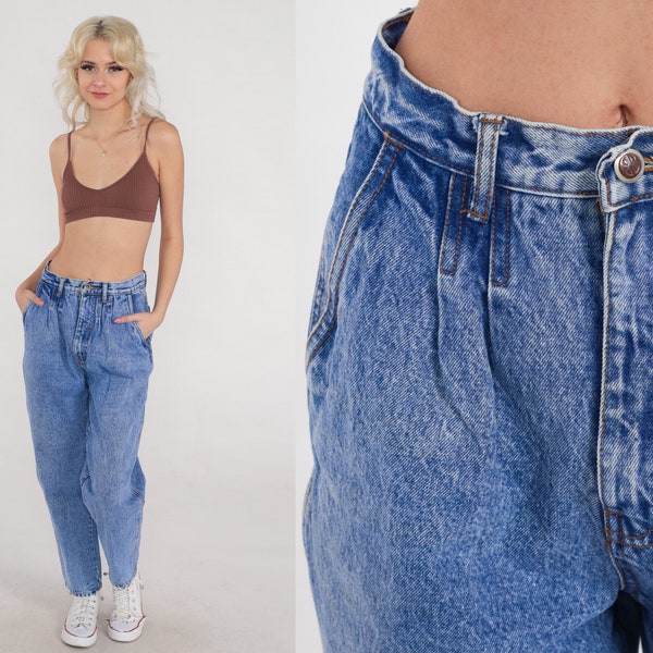 Pleated Jeans - Etsy