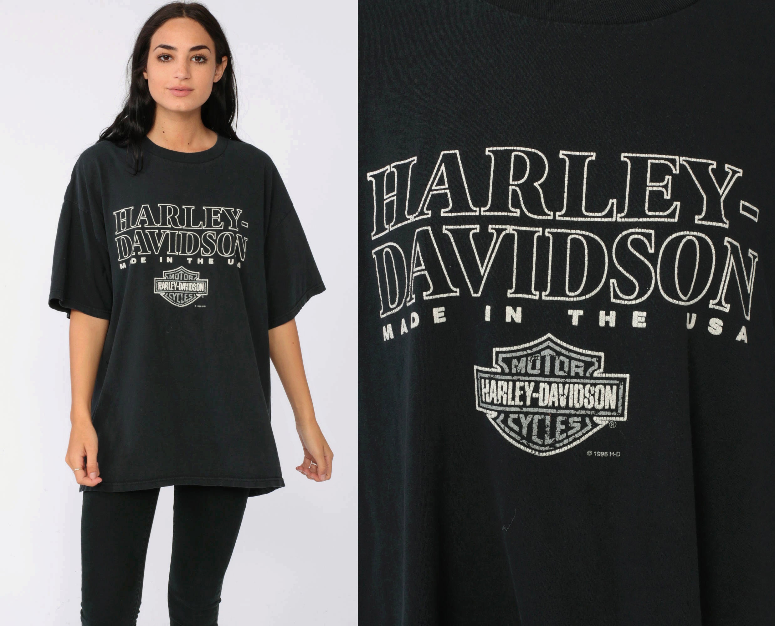 oversized harley davidson t shirt