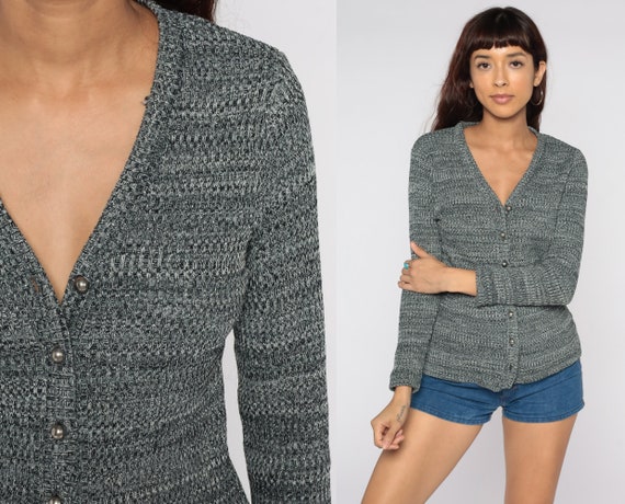 Dressy silver cardigan sweater hotsell