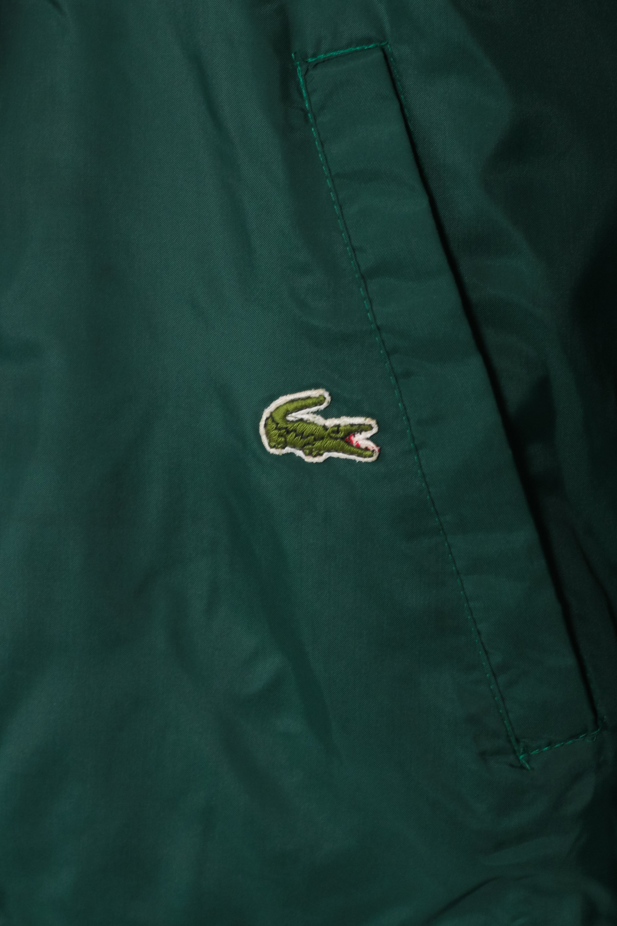Lacoste Jacket 80s REVERSIBLE Jacket Khaki Green Bomber Jacket ...
