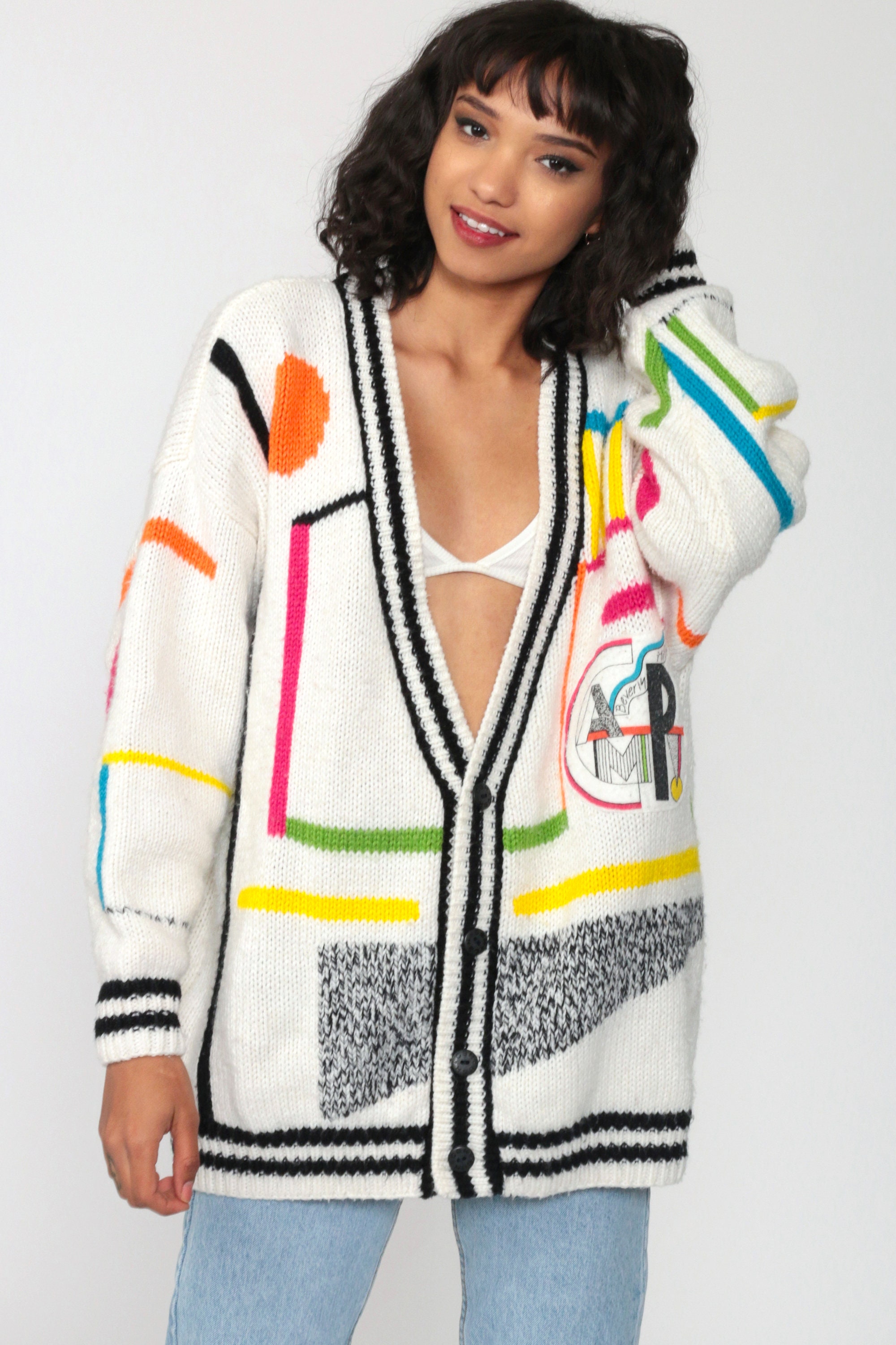 90s style cardigan