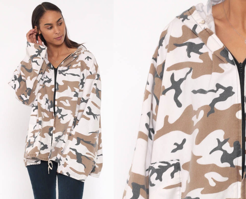 686 white camo jacket