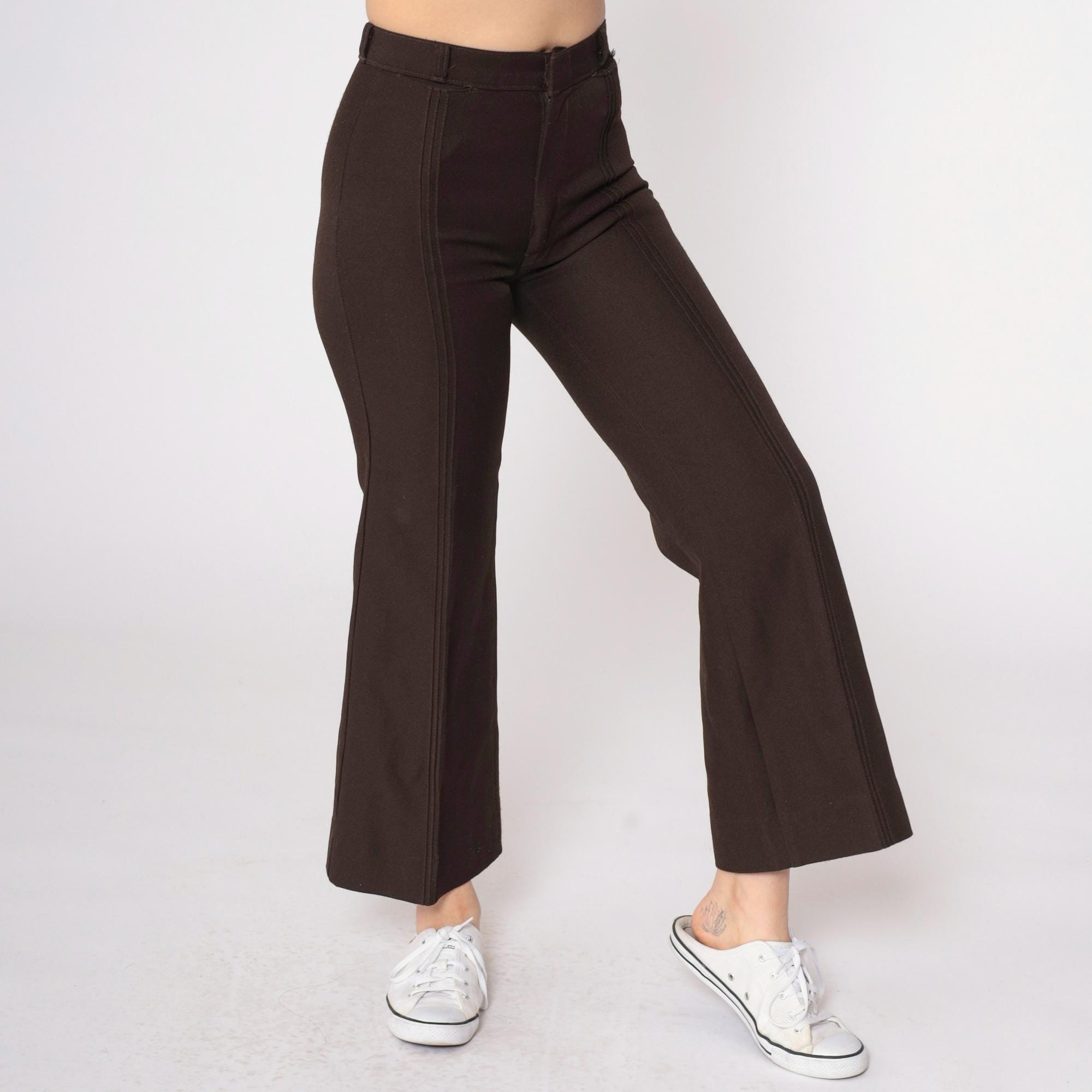 Brown Flare Pant 70s - Etsy Brown Flare Pant 70s - Etsy